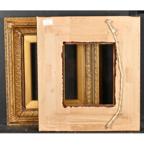 490 - 19th Century English School. A Pair of Gilt Composition Frames, with inset glass, rebate 10.25