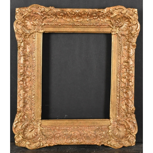 491 - 19th Century English School. A Painted Composition Frame, with swept corners, rebate 10