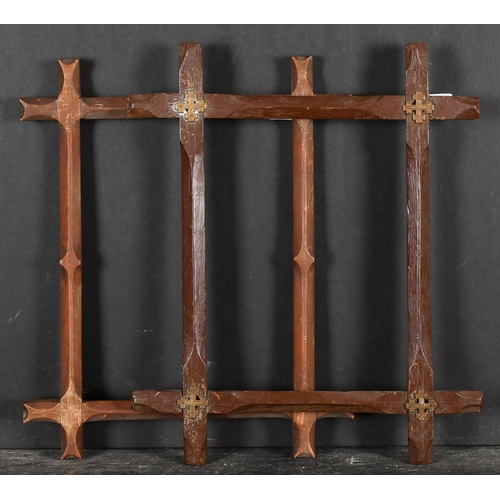 492 - Late 19th Century English School. A Near Pair of Wooden Frames, rebate 9.75