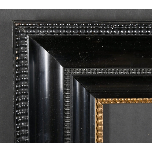 499 - 19th Century European School. A Black Composite Frame, with a gilt slip, rebate 7