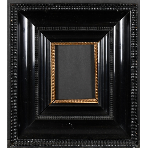 499 - 19th Century European School. A Black Composite Frame, with a gilt slip, rebate 7