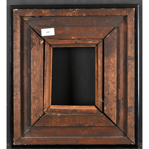 499 - 19th Century European School. A Black Composite Frame, with a gilt slip, rebate 7