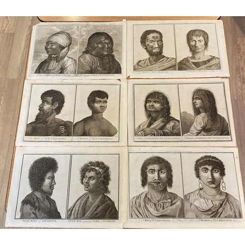 7 - 18th Century English School. A Set of Twenty Four Double Portraits from 