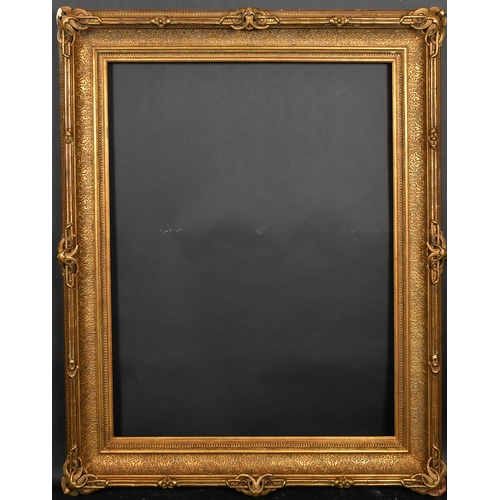 205 - 19th Century English School. A Painted Composition Frame, with swept centres and corners, rebate 36