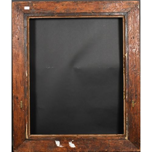 205 - 19th Century English School. A Painted Composition Frame, with swept centres and corners, rebate 36