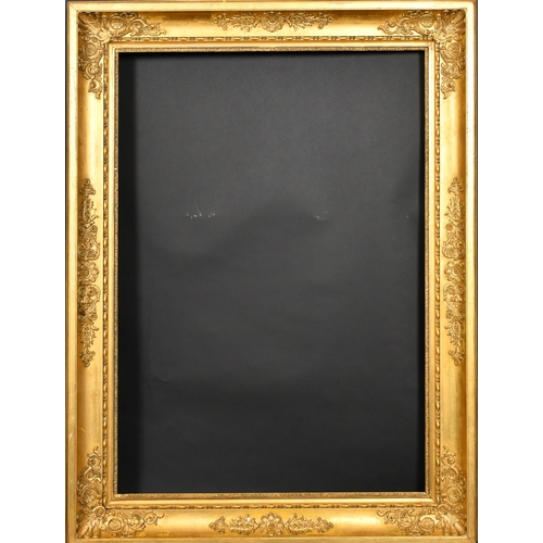 207 - Early 19th Century French School. A Gilt Composition Empire Style Frame, rebate 33.5