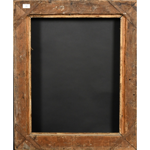 239 - 19th Century English School. A Gilt Composition Hollow Frame, rebate 25.25