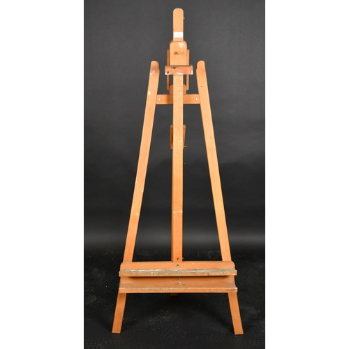 330 - 20th Century English School. A Wooden Tripod Easel, Height 63