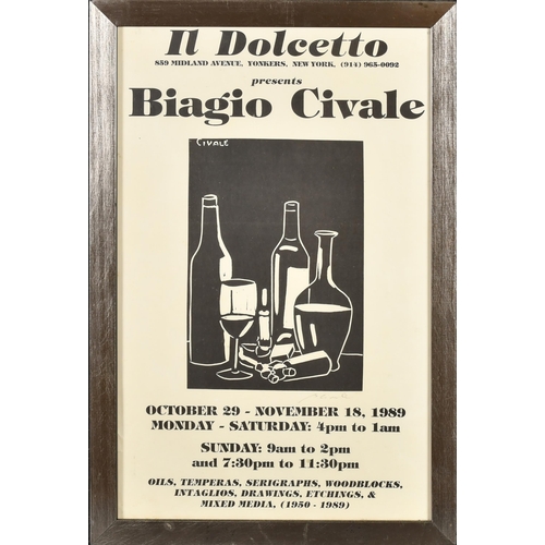 89 - Biagio (Gino) Civale (1935-) Italian. 