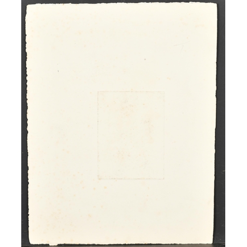 90 - 20th Century French School. Abstract, Etching, Inscribed 'EA' in pencil, unframed 4.6