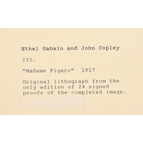 160 - Ethel Gabain (1883-1950) and John Copley (1875-1950) British. 