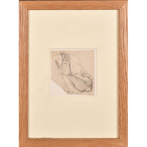 22 - 18th Century Italian School. Study of an Arm, Pencil, 3.65