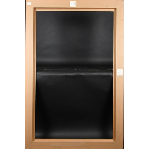 263 - 20th-21st Century English School. A Black Painted Frame, with a gilt inner edge, rebate 52