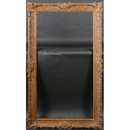 266 - Early 20th Century English School. A Gilt and Painted Carved Wood Frame, with swept and pierced cent... 