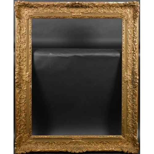 267 - 19th Century European School. A Louis Style Gilt Composition Frame, with swept centres and corners, ... 