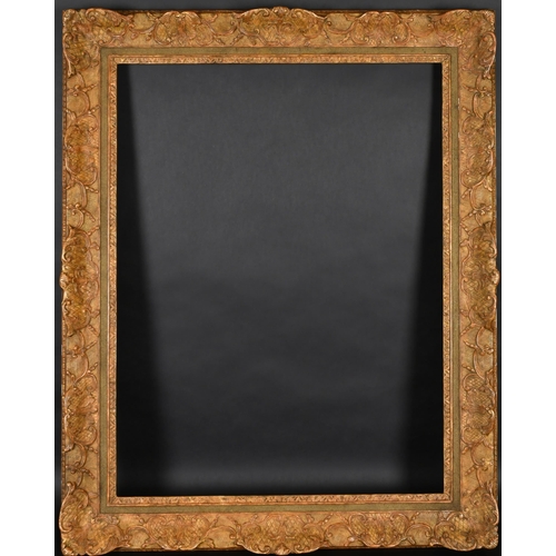 270 - 20th Century French School. A Louis Style Gilt and Painted Composition Frame, with swept centres and... 