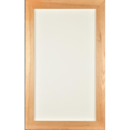 272 - 20th Century English School. A Flat Wooden Frame, with inset glass, rebate 33