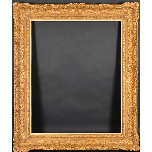 273 - 20th Century English School. A Louis Style Gilt Composition Frame, with a white inner edge, rebate 3... 