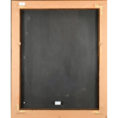 282 - 20th Century English School. A Gilt Frame, with inset glass, rebate 26.75