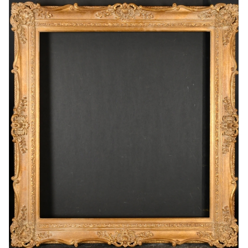 284 - 20th-21st Century English School. A Gilt Composition Frame, with swept and pierced centres and corne... 