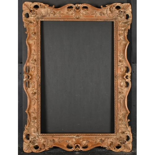 288 - Early 19th Century English School. A Stripped Carved Wood Frame, with swept and pierced centres and ... 