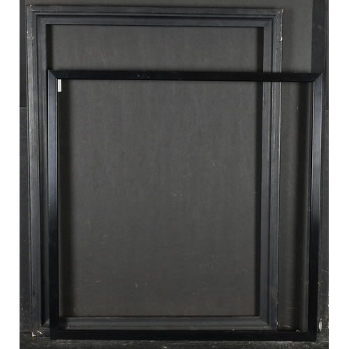 291 - 20th Century English School. A Black Painted Frame, rebate 24.5