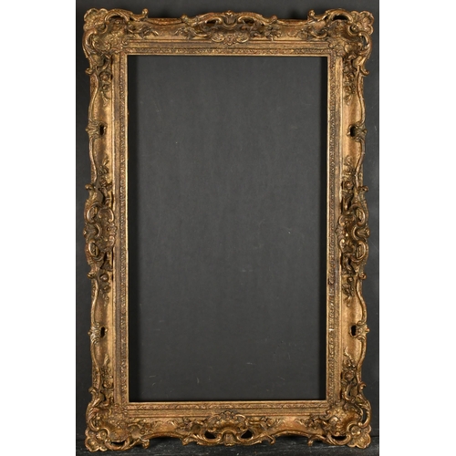 300 - 20th Century English School. A Gilt Composition Frame, with swept and pierced centres and corners, r... 