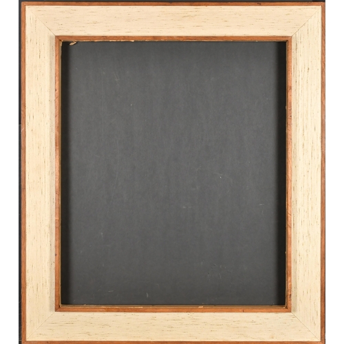 302 - 20th Century English School. A Wood and Fabric Frame, rebate 23