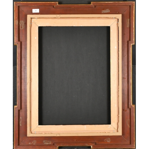 303 - 20th-21st Century English School. An Elaborate Gilt and Painted Frame, rebate 23