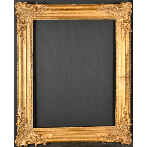 306 - Late 18th Century French School. A Painted Carved Wood Frame, rebate 22