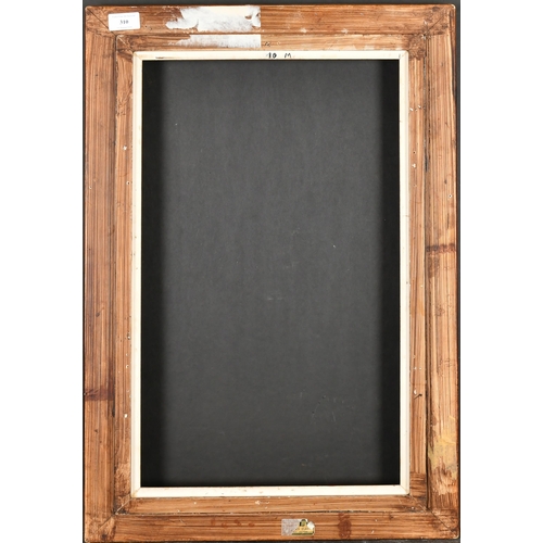 310 - 20th Century European School. A Gilt and Black Frame, rebate 21.75