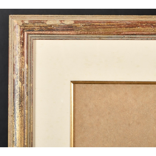 311 - 20th Century English School, A Gilt Composition Frame with mount and inset glass, rebate 21.5