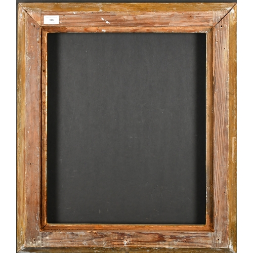 318 - 19th Century European School. A Silver Composition Frame, rebate 20