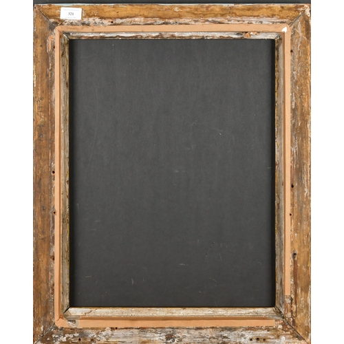 321 - 19th Century English School. A Gilt Composition Frame, rebate 19.5