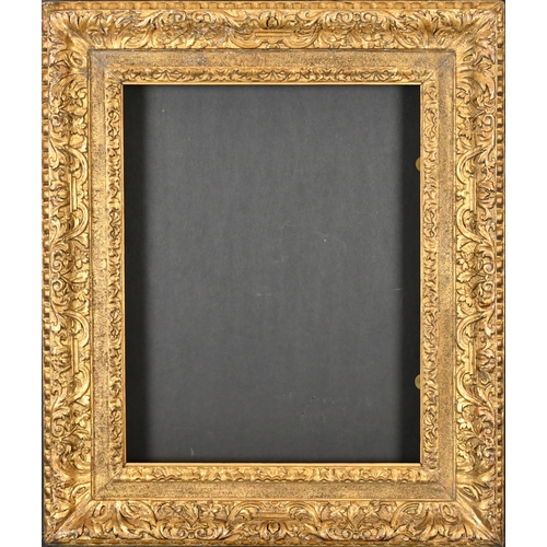 323 - Early 19th Century English School. A Carved Giltwood Gainsborough Frame, rebate 18.25