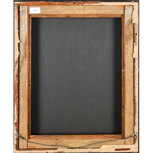 325 - 19th Century English School. A Black Painted Frame, with a gilt composition inner edge, rebate 17.75... 