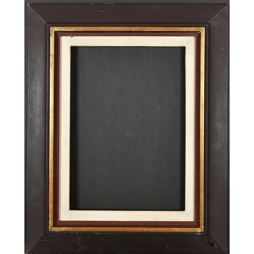 328 - 20th Century English School. A Painted Frame, with gilt edging and a white slip, rebate 17