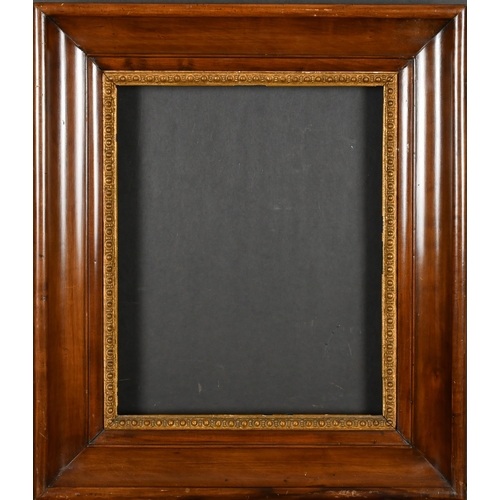 341 - 19th Century Dutch School. A Darkwood Frame, with a gilt slip, rebate 14