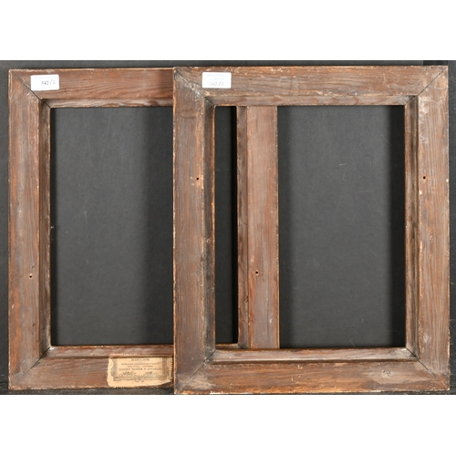 342 - 19th Century French School. A Pair of Gilt Composition Frames, rebate 14