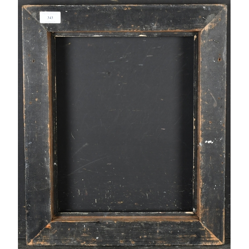 343 - 20th Century English School. A Darkwood Frame, rebate 14