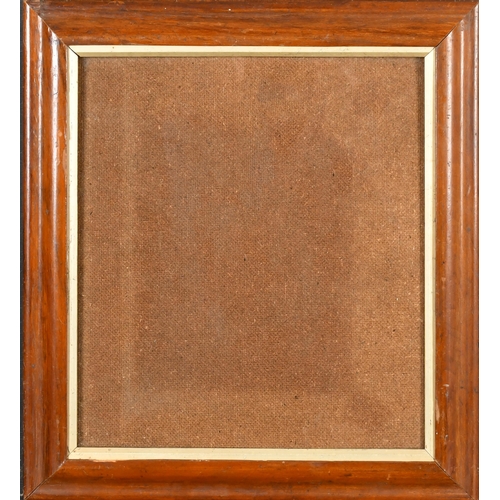 351 - 19th Century English School. A Maple Frame, with a gilt slip and inset glass, rebate 12.5