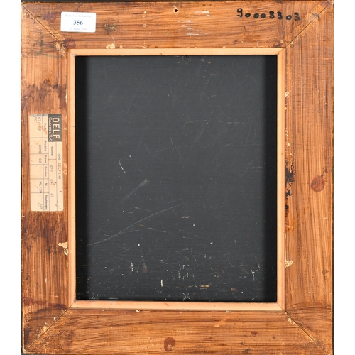 356 - 20th Century English School. A Painted Composition Frame, rebate 11