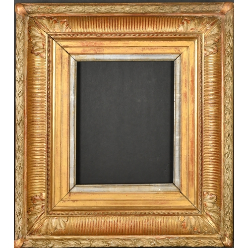 357 - 19th Century English School. A Gilt Composition Frame, with a silver slip, rebate 11