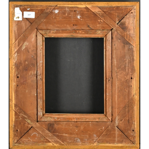 357 - 19th Century English School. A Gilt Composition Frame, with a silver slip, rebate 11