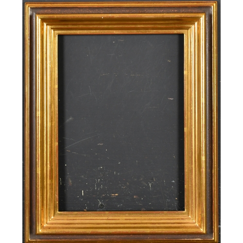 358 - 20th Century European School. A Gilt and Painted Composition Frame, rebate 10.75