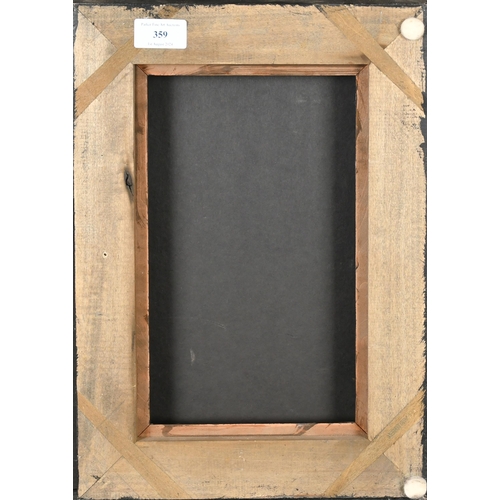 359 - 20th Century English School. A Darkwood Frame, rebate 10.75