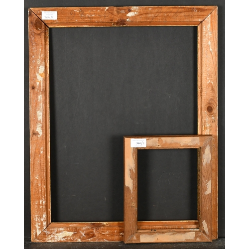 364 - 20th Century English School. A Stripped Wooden Frame, rebate 8.25