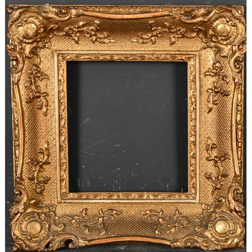 365 - 19th Century English School. A Painted Composition Frame, with swept corners, rebate 8