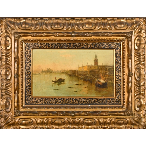 73 - Carl Freiherr von Malchus (1835-1889) German. A Venetian Scene, Oil on panel, Signed and dated 1880,... 