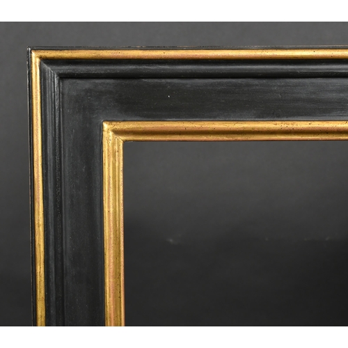 392 - 20th-21st Century English School. A Black and Gilt Composition Frame, rebate 29.75